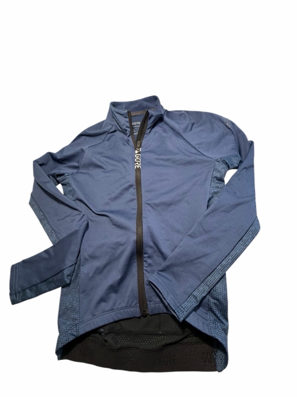 GORE-TEX Wear Navy Blue Full-Zip Cycling Jacket Womens Small - Picture 4 of 10